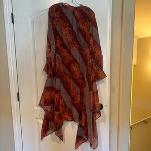 Soft Surroundings Woodland Manor Floral Dress. Size Medium